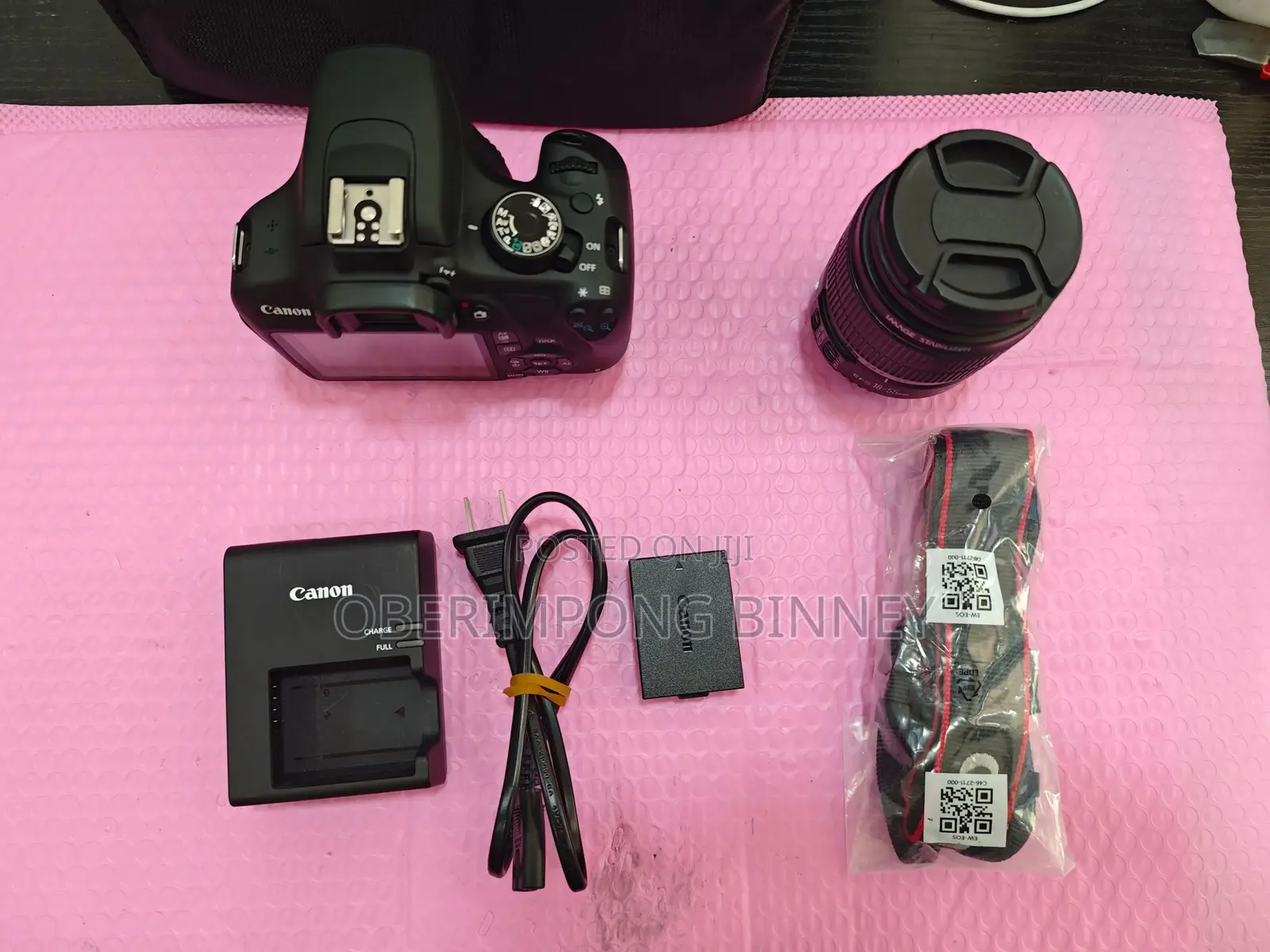 Canon Digital Camera 1200d With Lens Free Brand New Bag