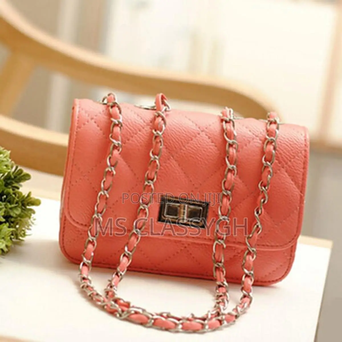 Diamond Chain Sachet Square Bag Female Fashion Bag