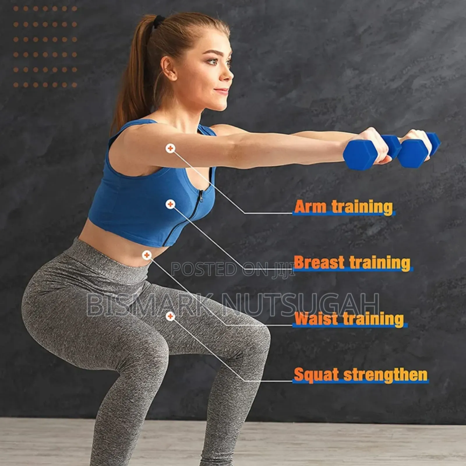 Hexagon Design Dumbbell