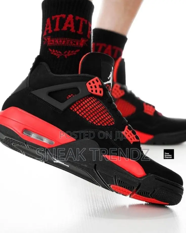Jordan R4 T Red Black