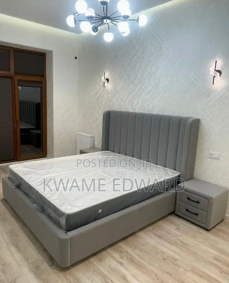Turkeys Queen Size Bed With Mattress and Nightstand