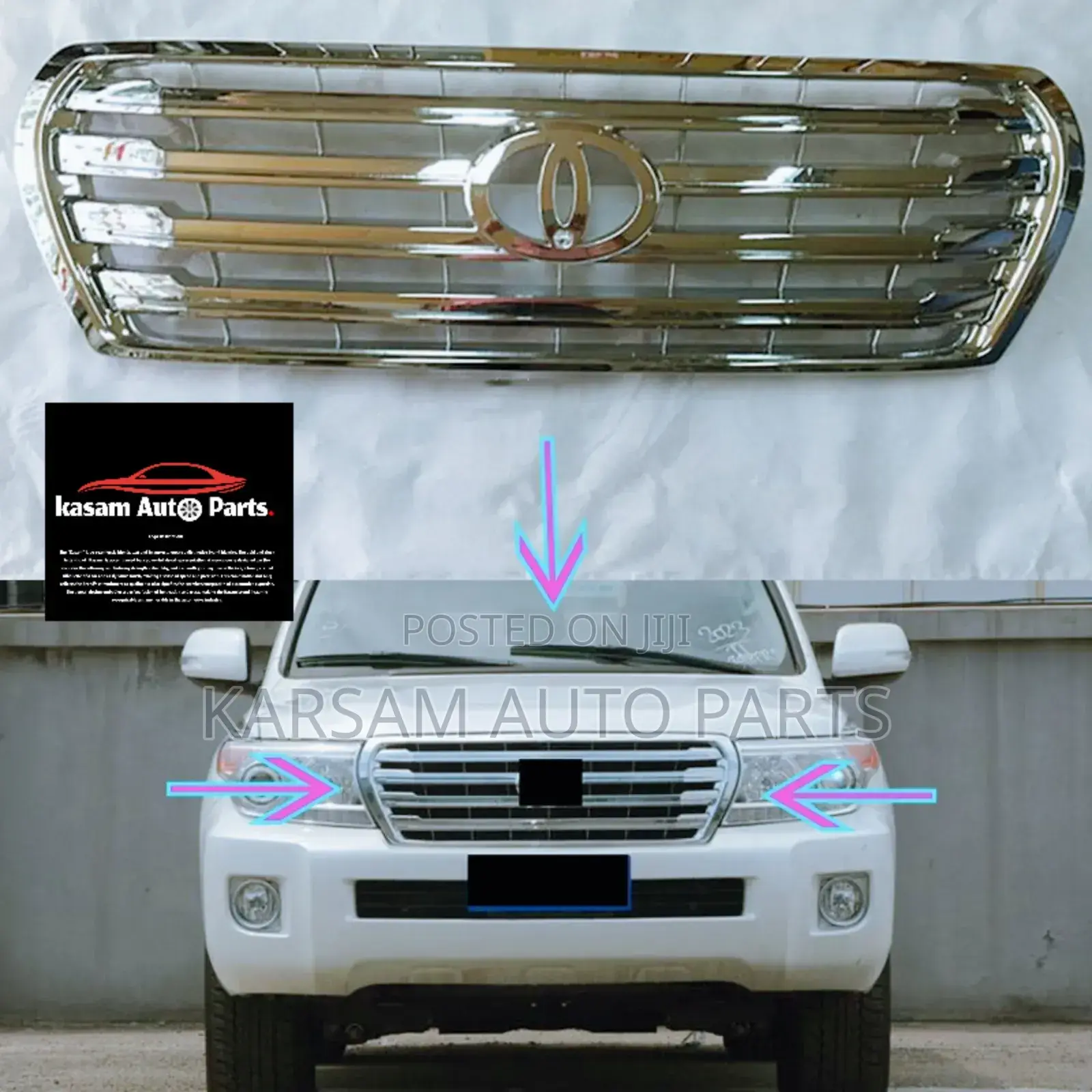 Landcruise 2008 to 2013 Grills