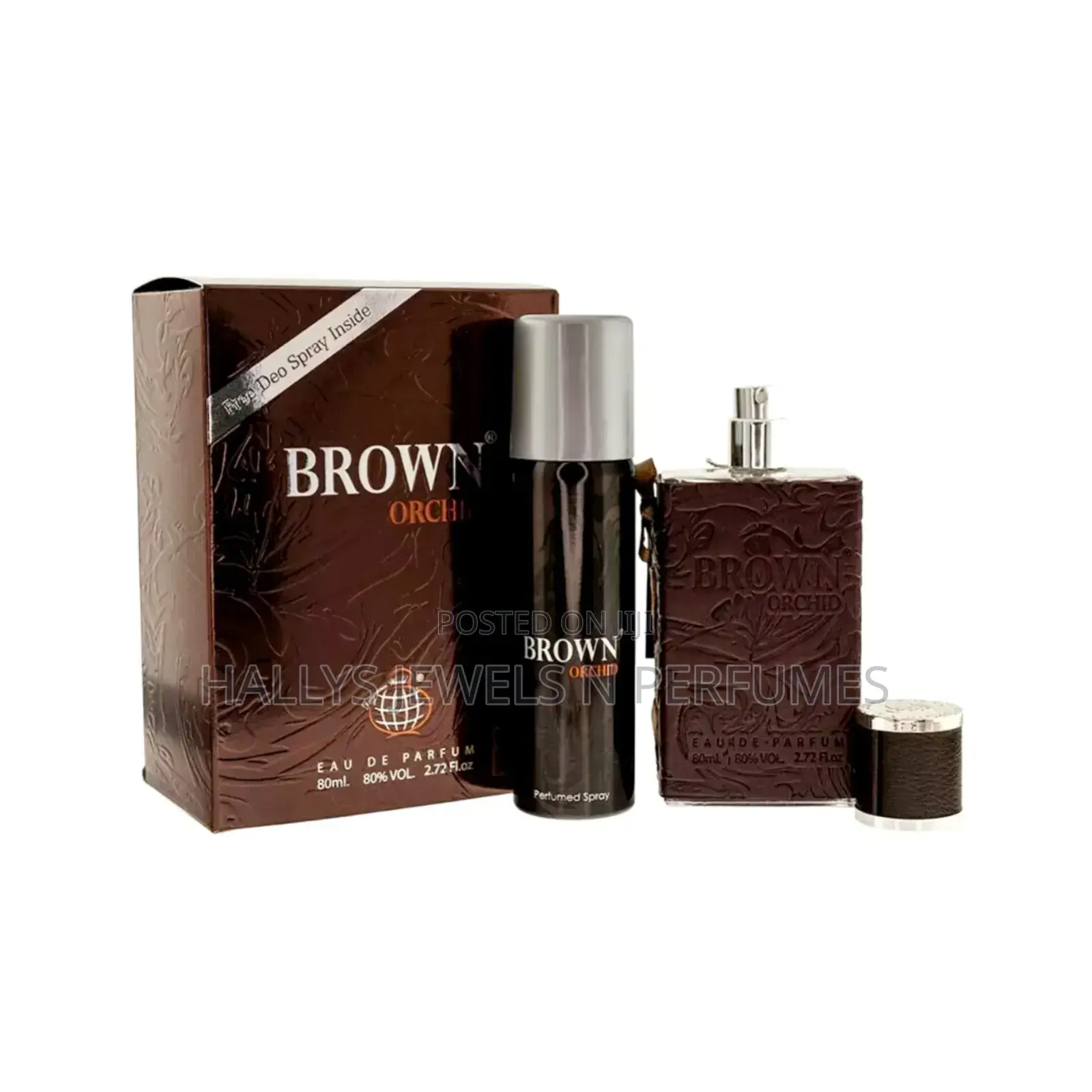 Brown Orchid Perfume, With Free Deodorant by Fragrance World