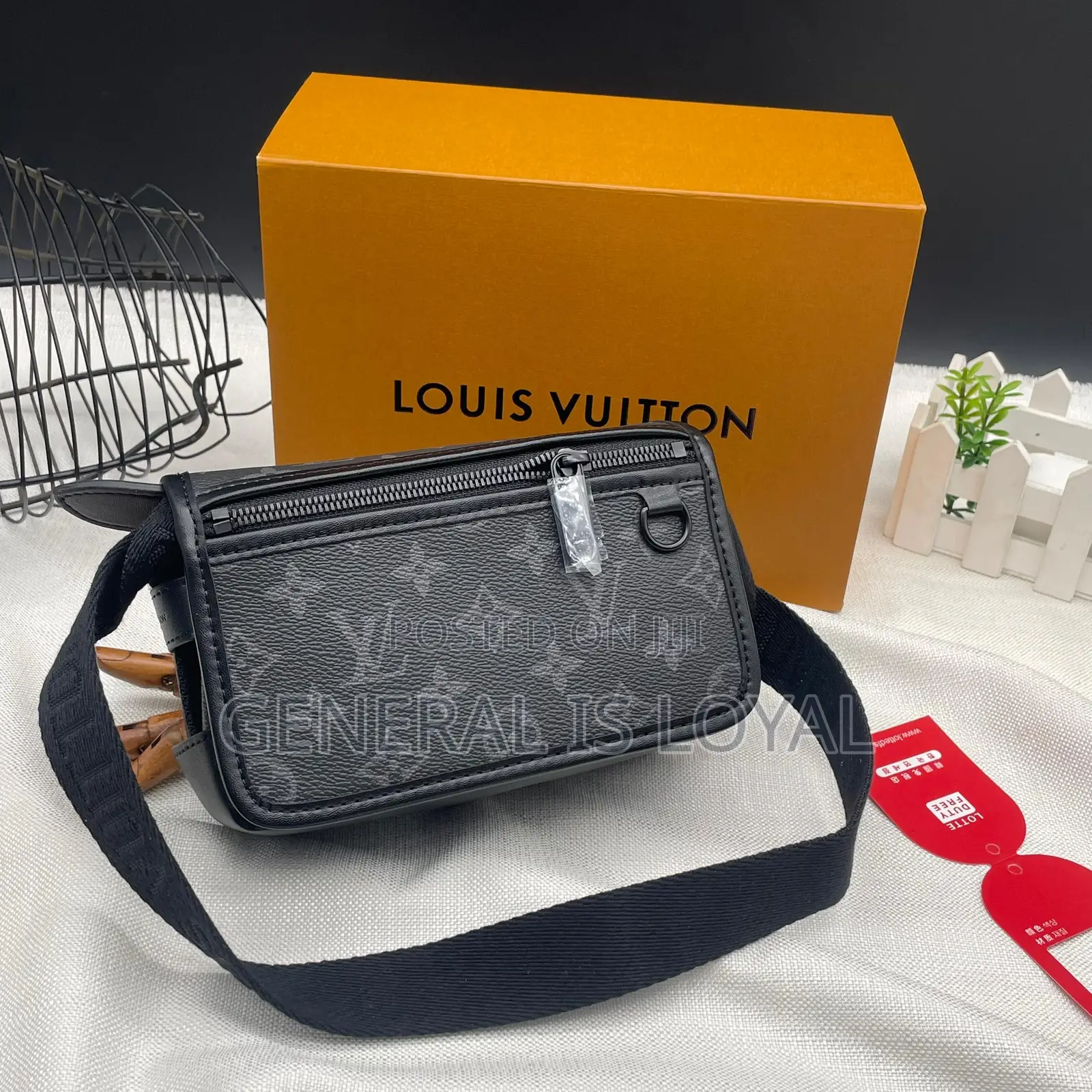 Louis Vuitton Leather Side Bag