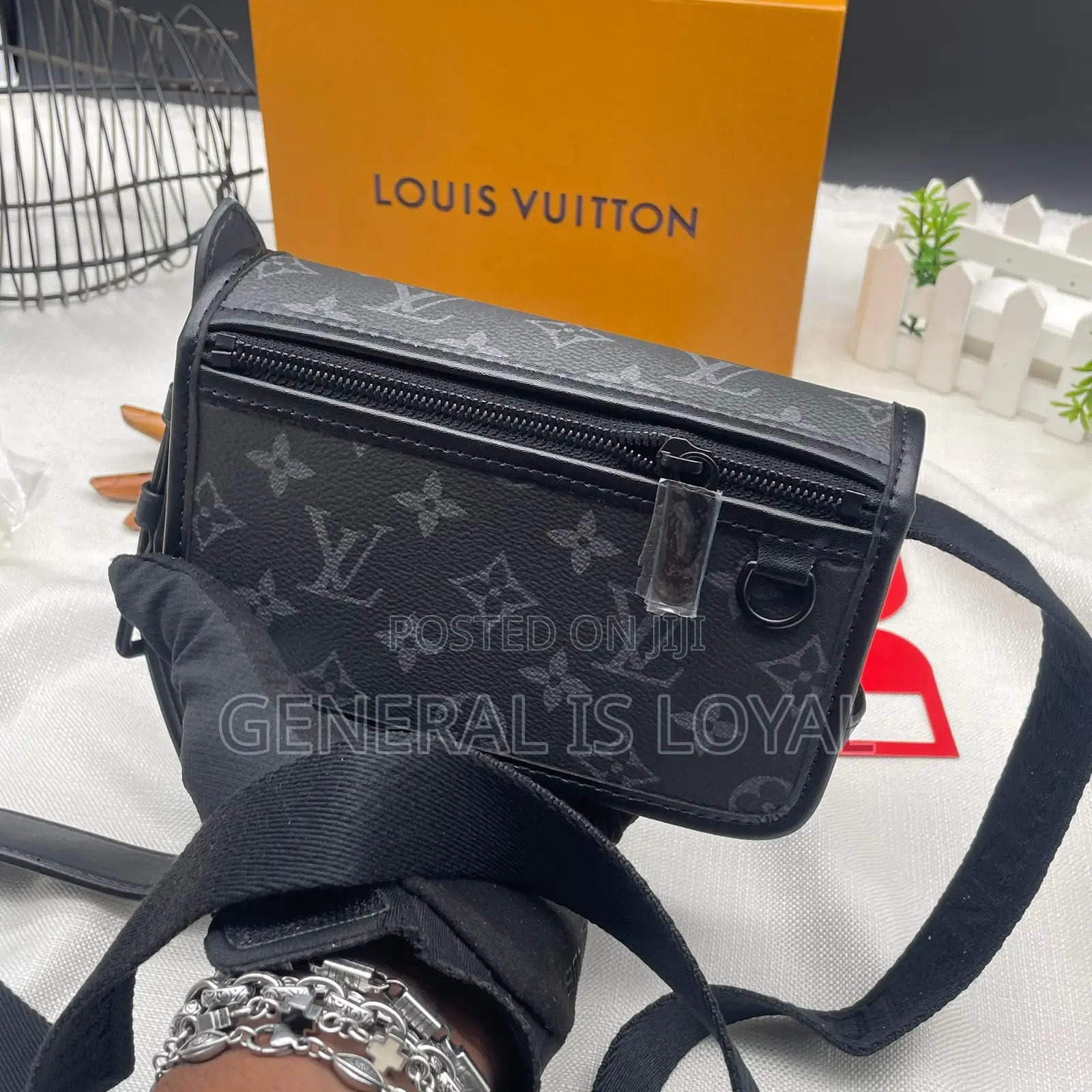 Louis Vuitton Leather Side Bag