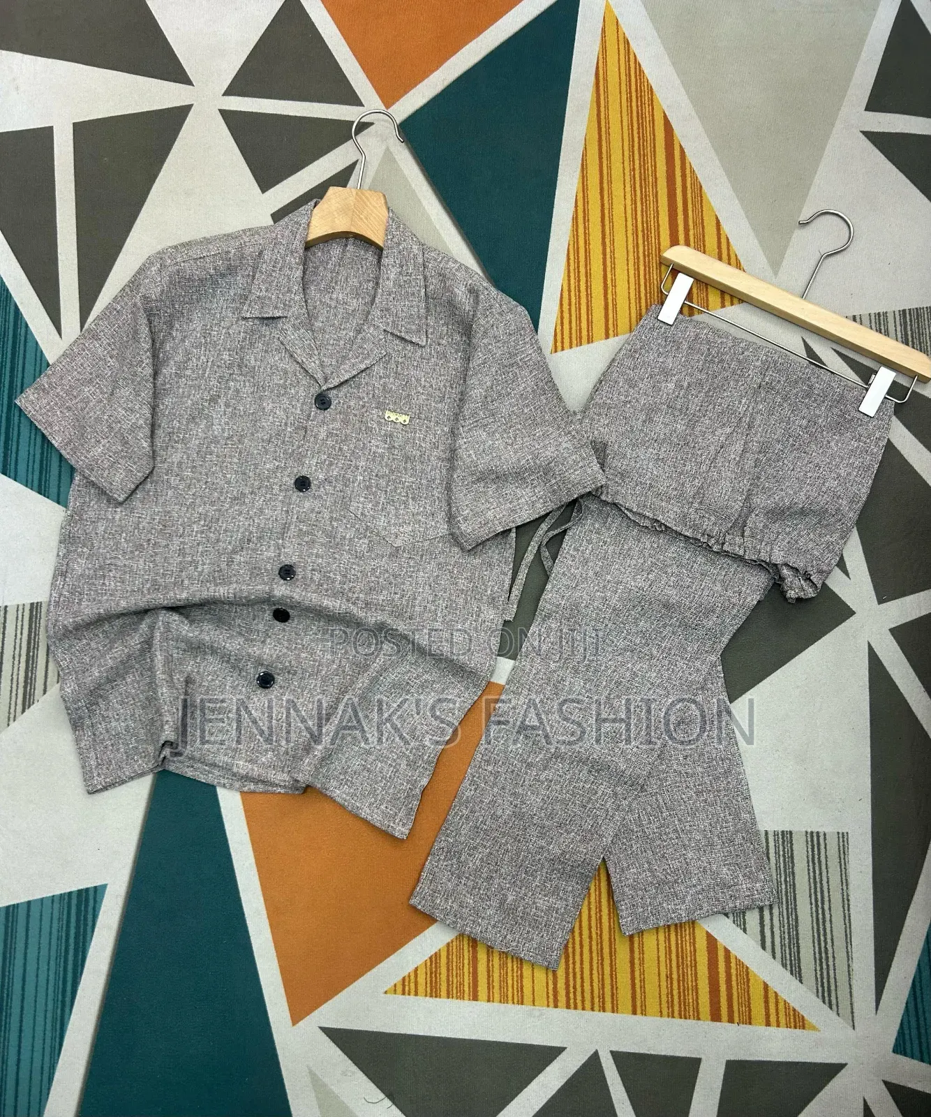 Brown Men's Two Pieces Td
