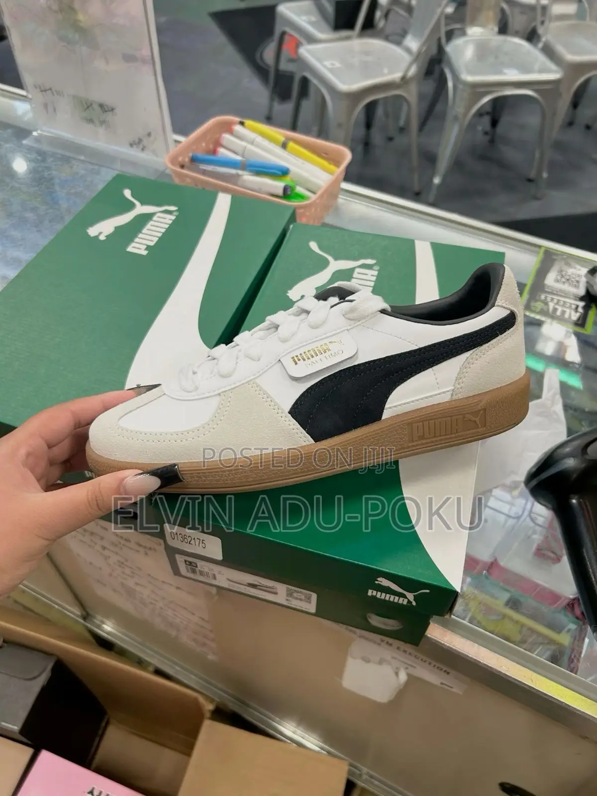 Puma Palermo "Puma White/Vapor Gray/Gum"