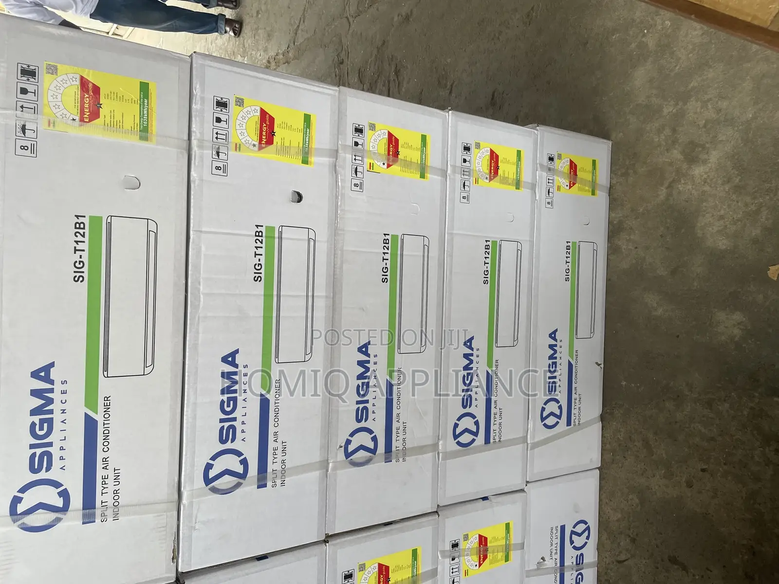 Sigma 1.5hp R410. Gas Ac Fast Cooling