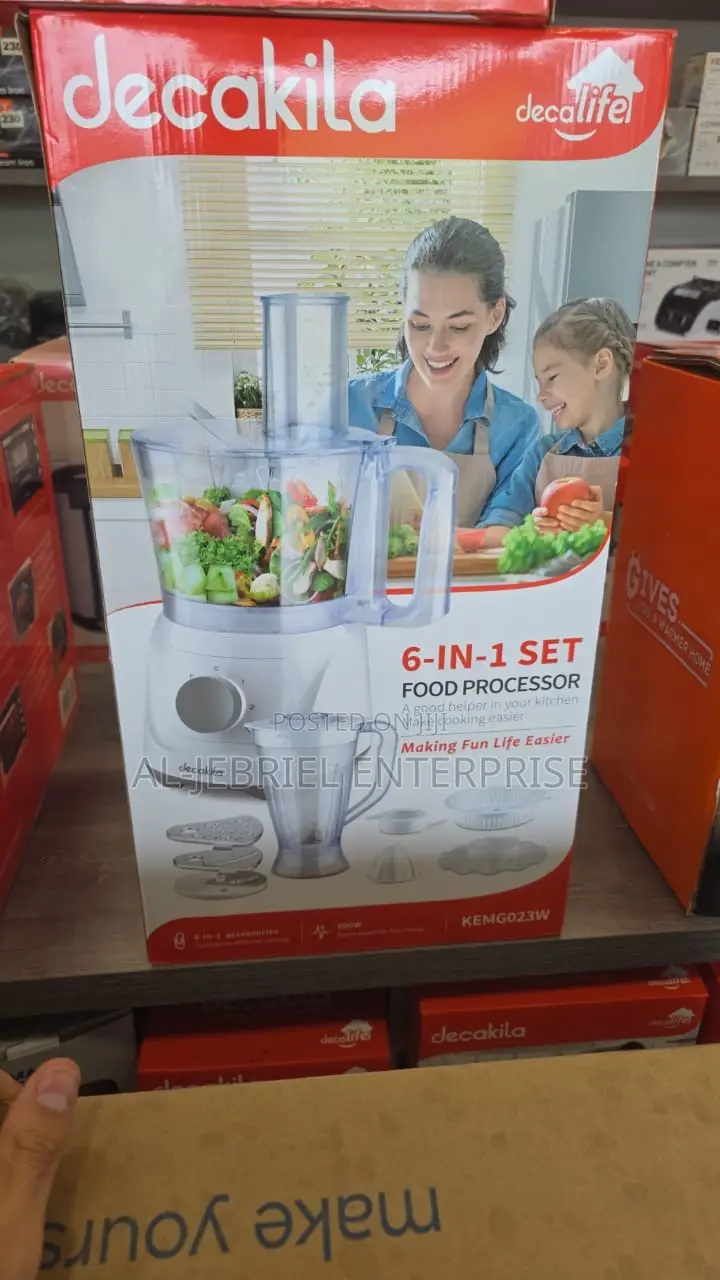 Decakila 6-In1 Food Processor