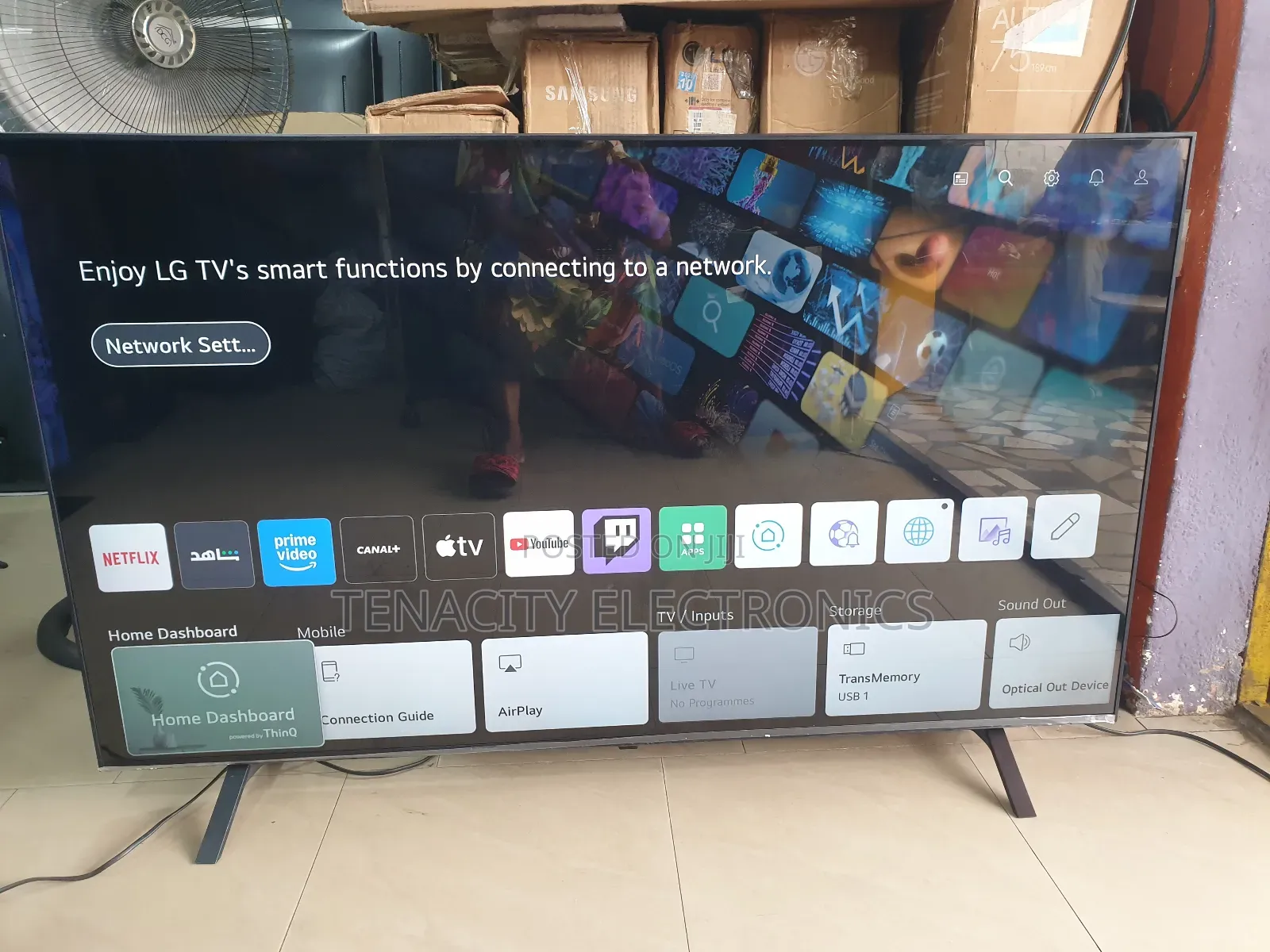 55"Nanocell Lg Uhd HDR Edgeless Smart Satellite Tv