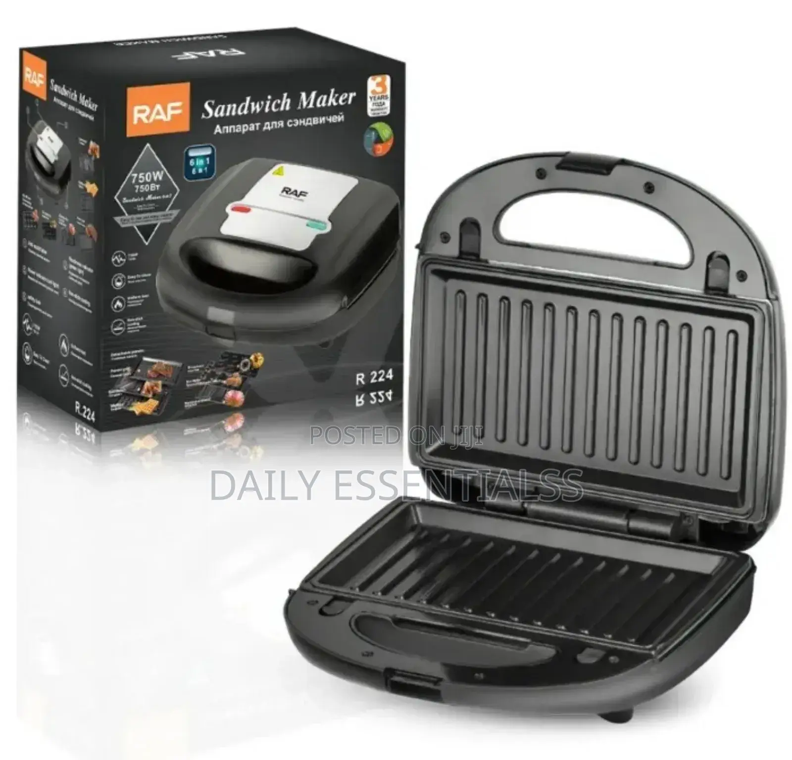 Crispy Sandwiches in 3 Minutes – Raf 750w Toaster