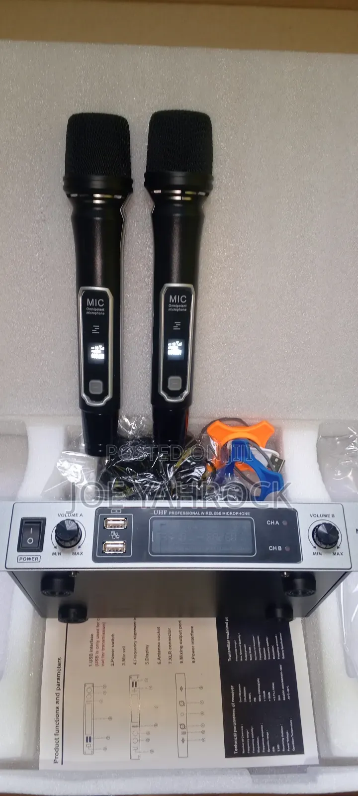 2 in 1 Cordless Rechargeable Mic