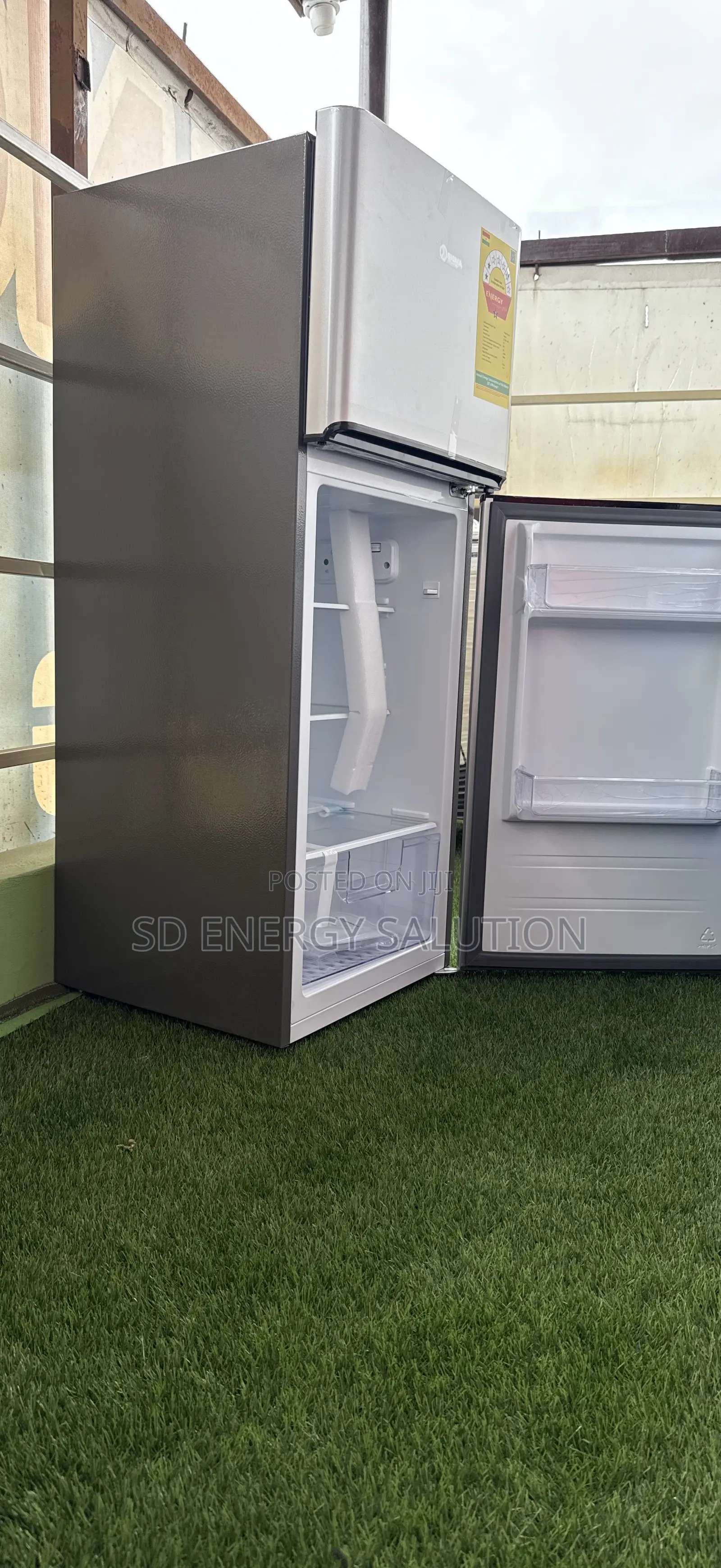 2st Sigma Double Door Fridge / 140ltrs Silver