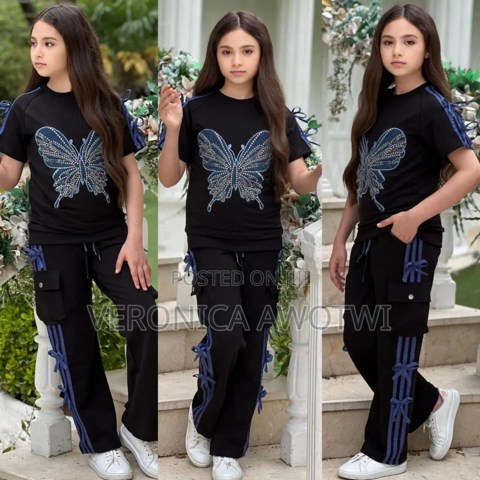 Blue 2 Piece Causal Wear