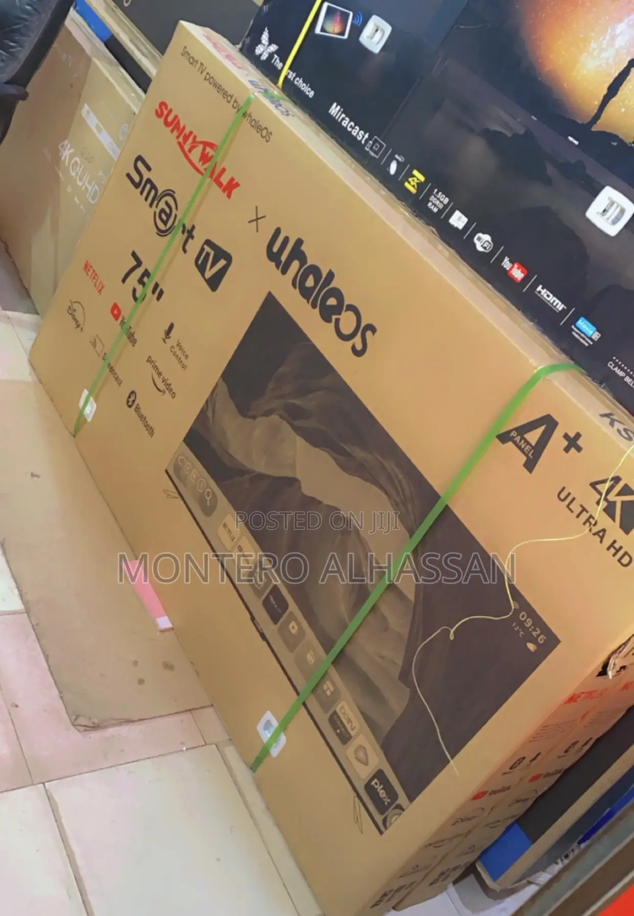 Sunnywalk 75inches Smart Ultra Hd 4k