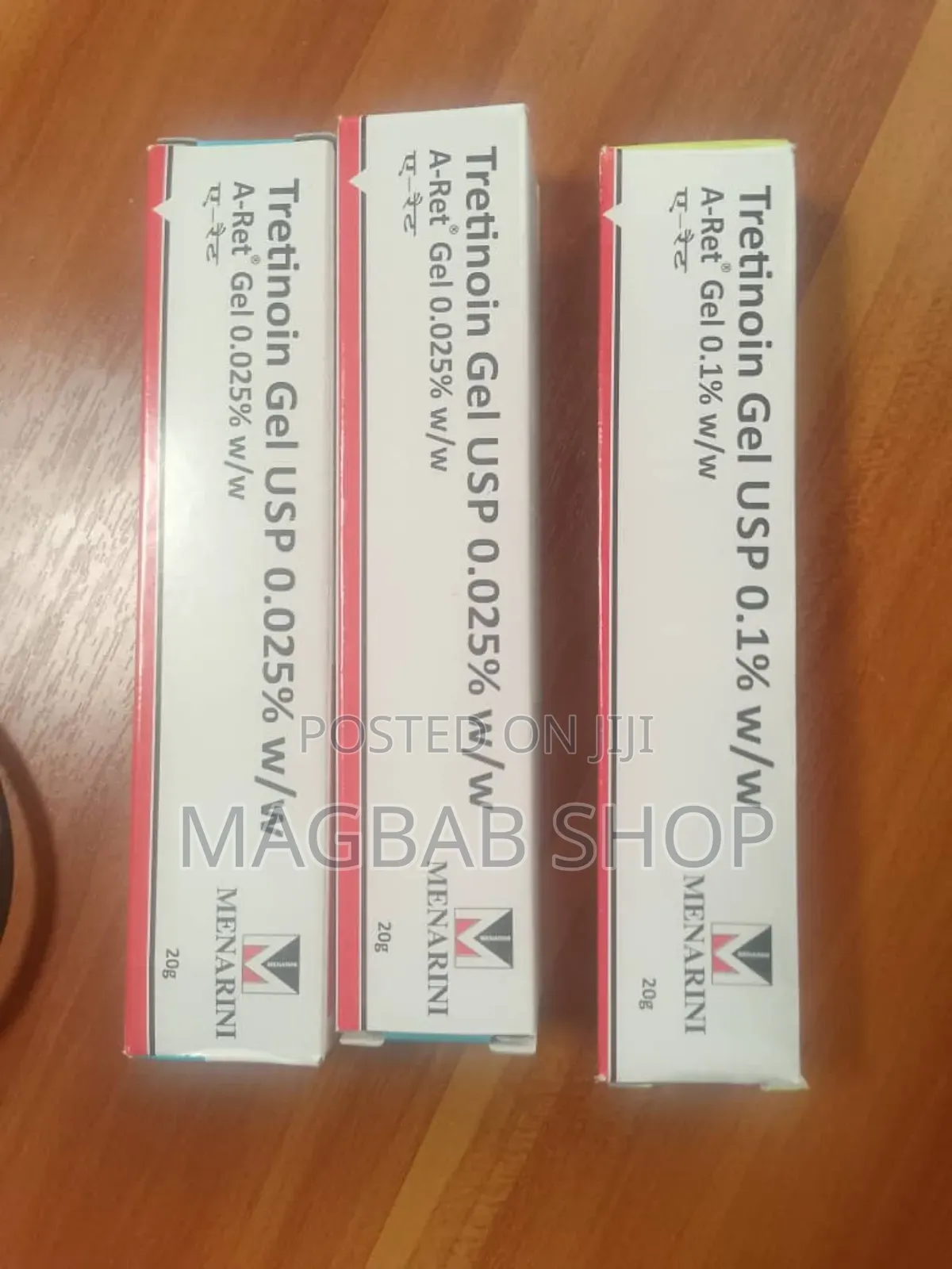 Original Tretinoin Gel Usp 0.1%, 0.025% (Very Effective )Gm9