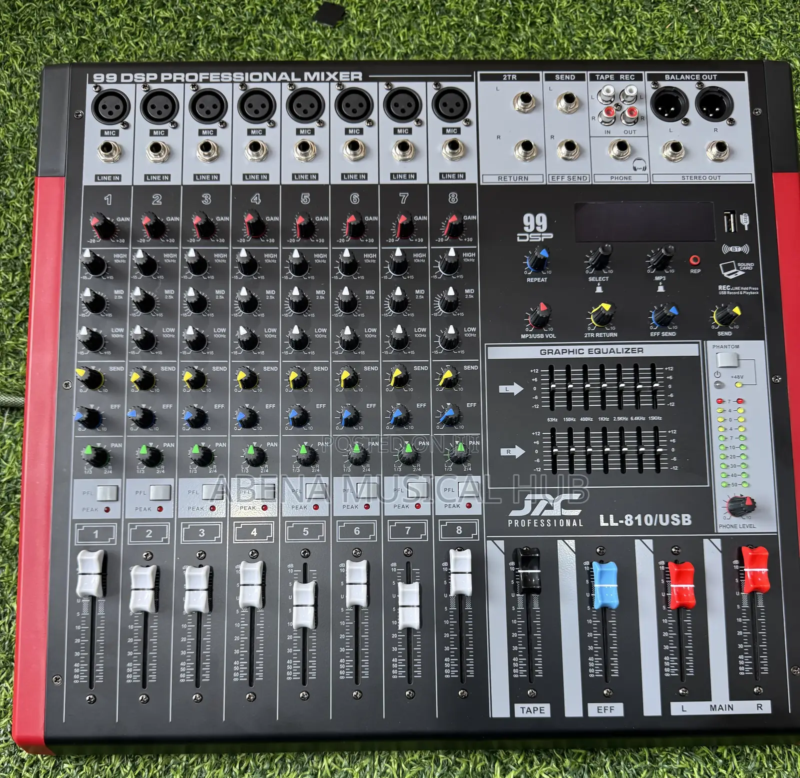 Jac 8 Channel Usb Mixer