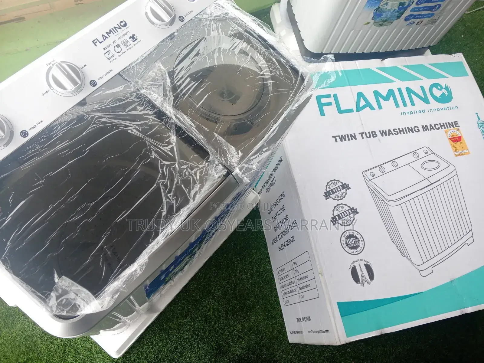 Combative Flamino 8kg Washing Machine Energetic Twin Tub