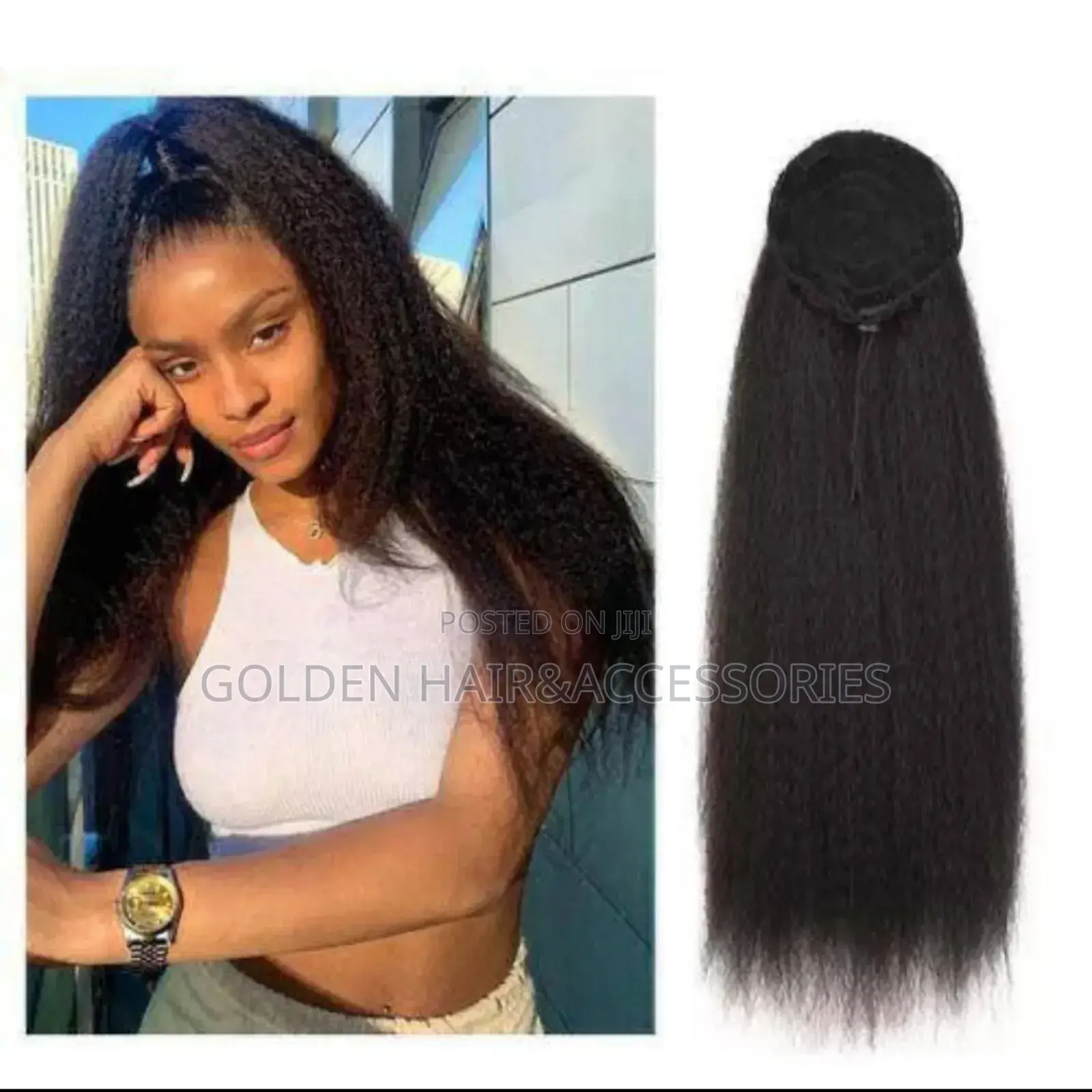 22-Inch Draw String Ponytails