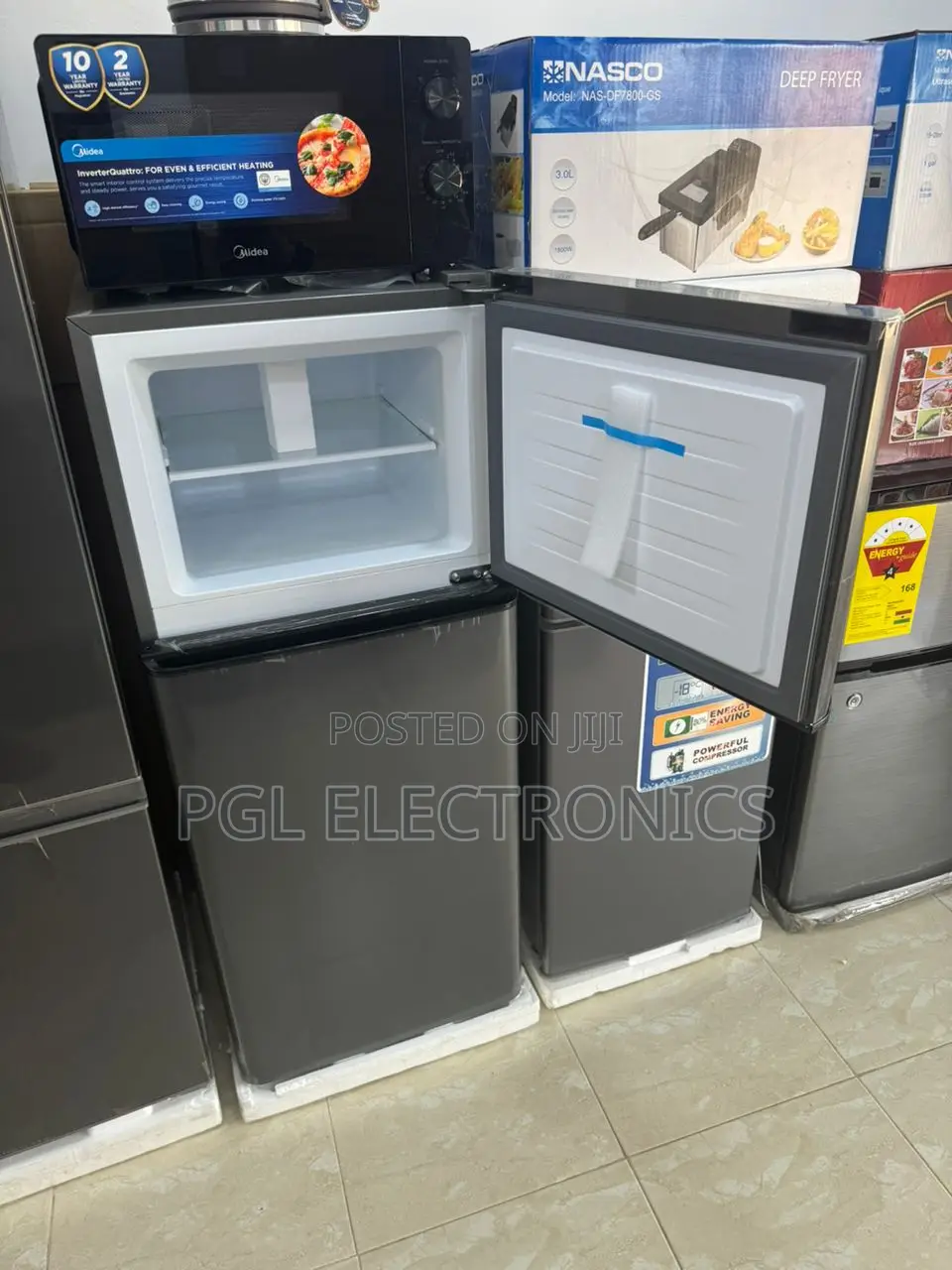 TCL High Quality 118-Litres Top Mount Freezer, 2-Door Fridge