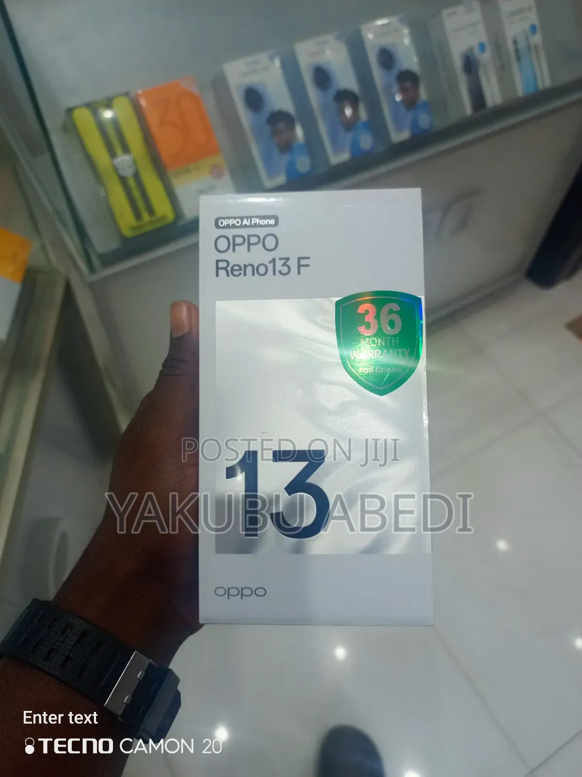 New Oppo Reno13 F 256 GB Black