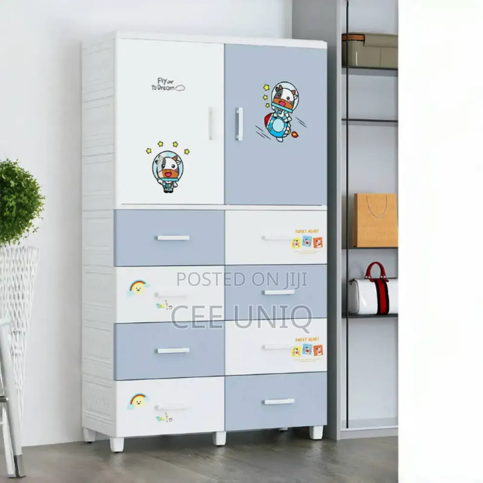 Elegance Baby Wardrobe With Drawers