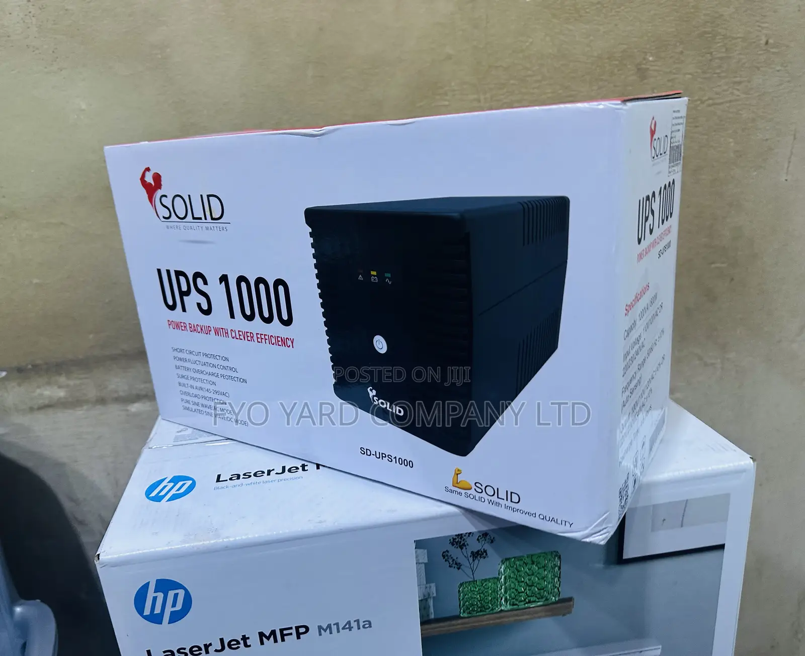 Solid Ups 1000va Uninterupted Power Supply Backup Ups