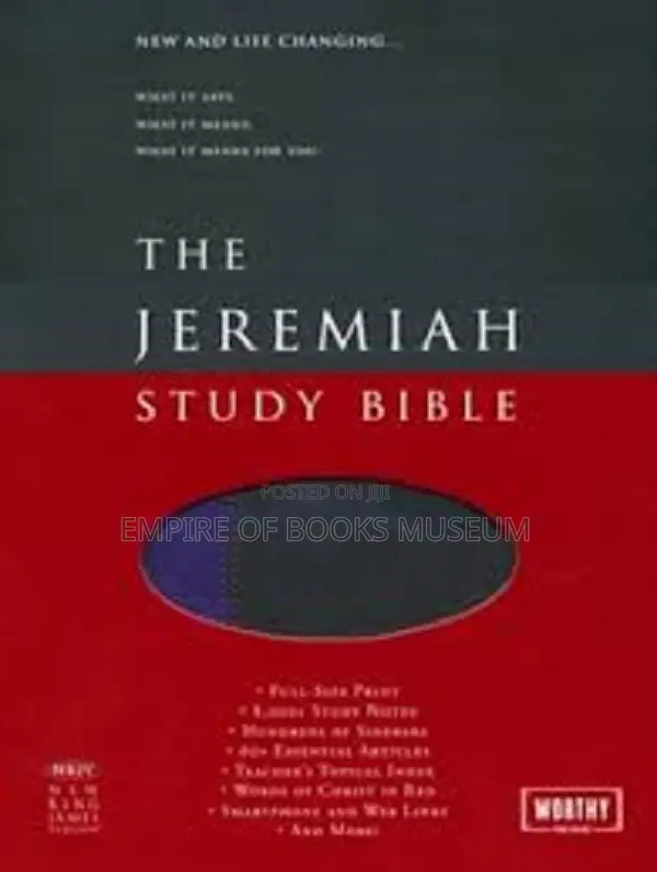 Jeremiah Study Bible, Limited Edition/Deluxe Leather/ NKJV
