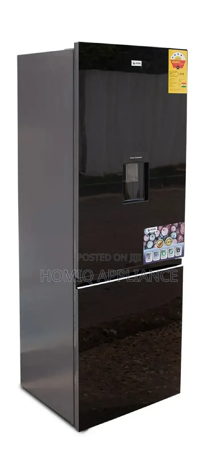 Pearl 309ltr Double Door Fridge With Dispenser Pf-400bg