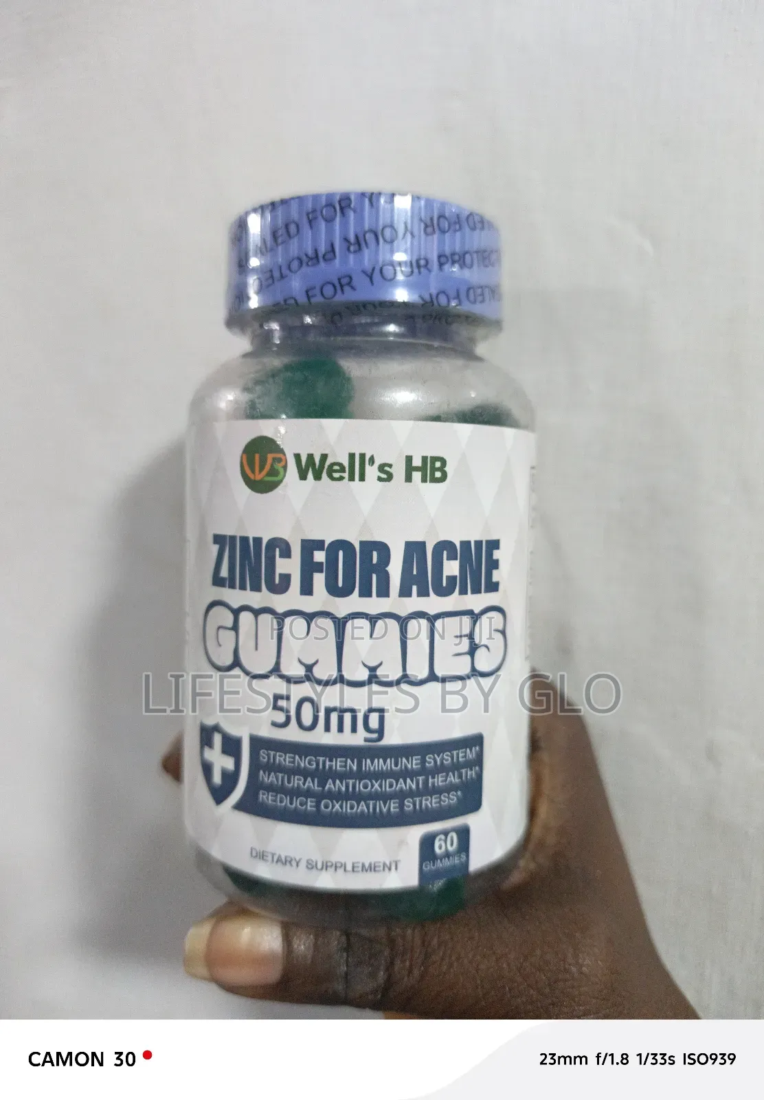 Zinc for Acne Gummies 50mg