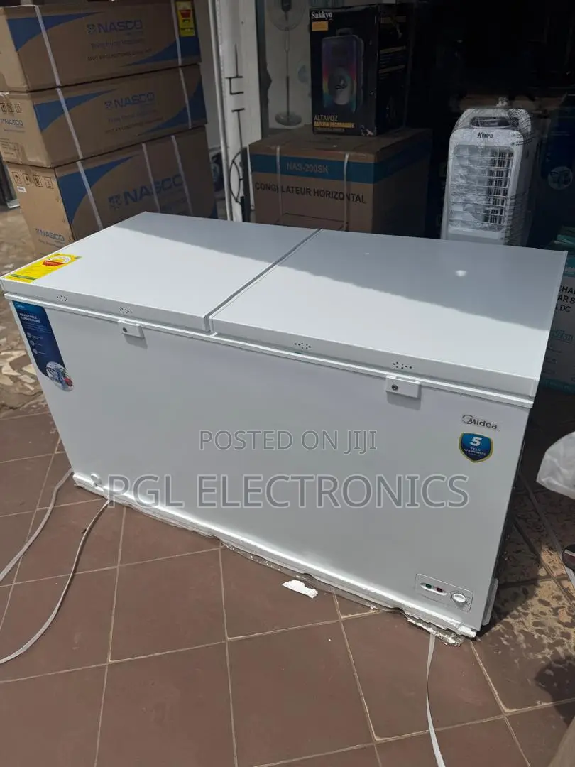Midea 508l Double Door Chest Freezer Fast Freezing