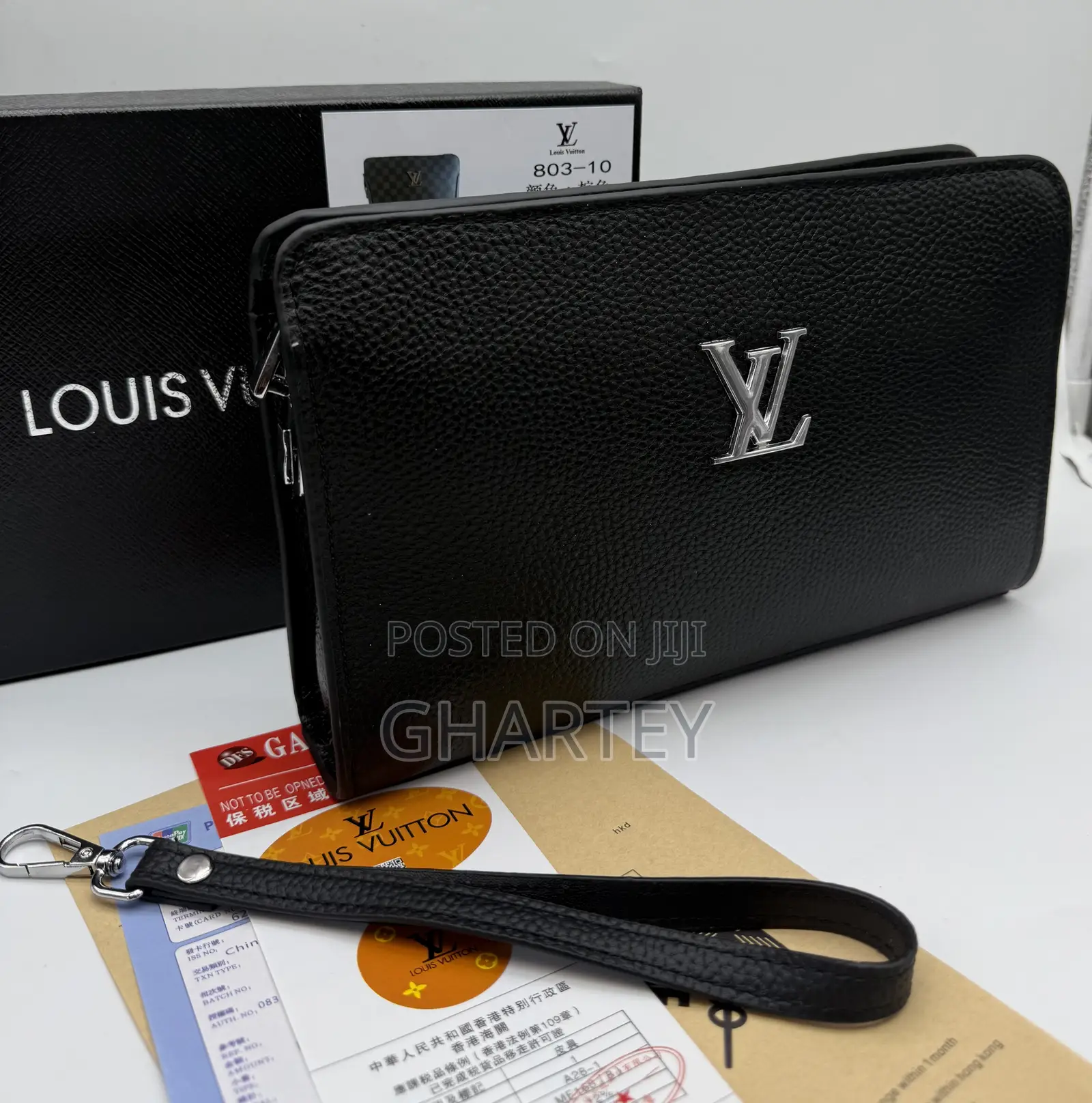 Anti Theft Perfect High Quality Leather Lv Men’S Handbag