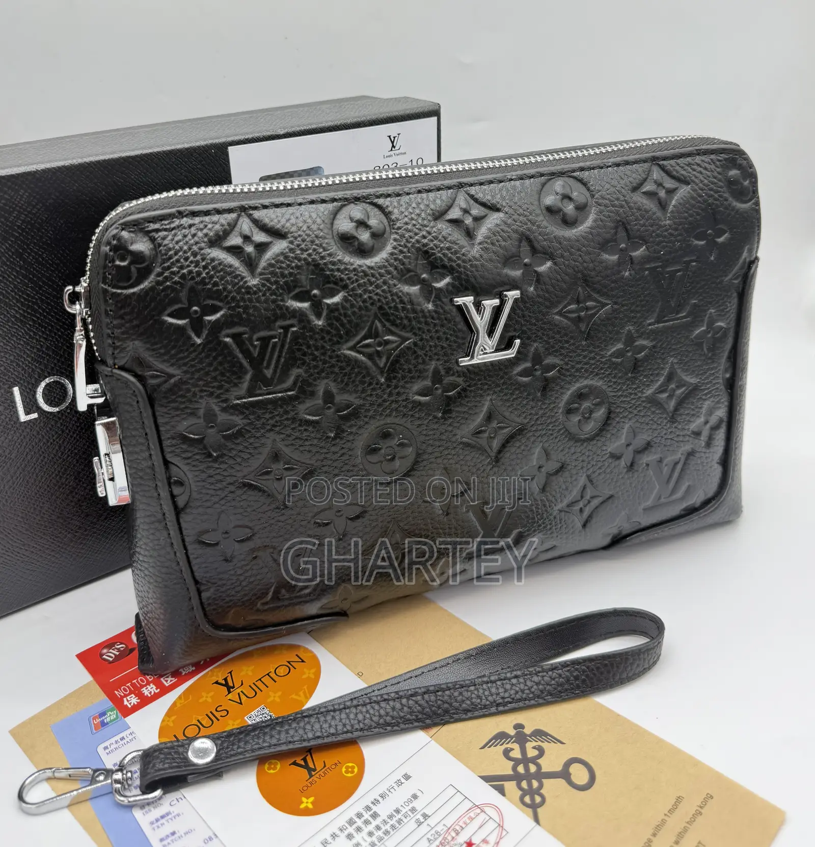 Anti Theft Perfect High Quality Leather Lv Men’S Handbag