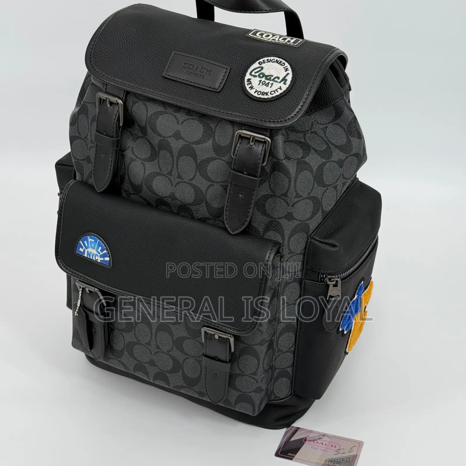 Coach Backpack Black, Ash and Black