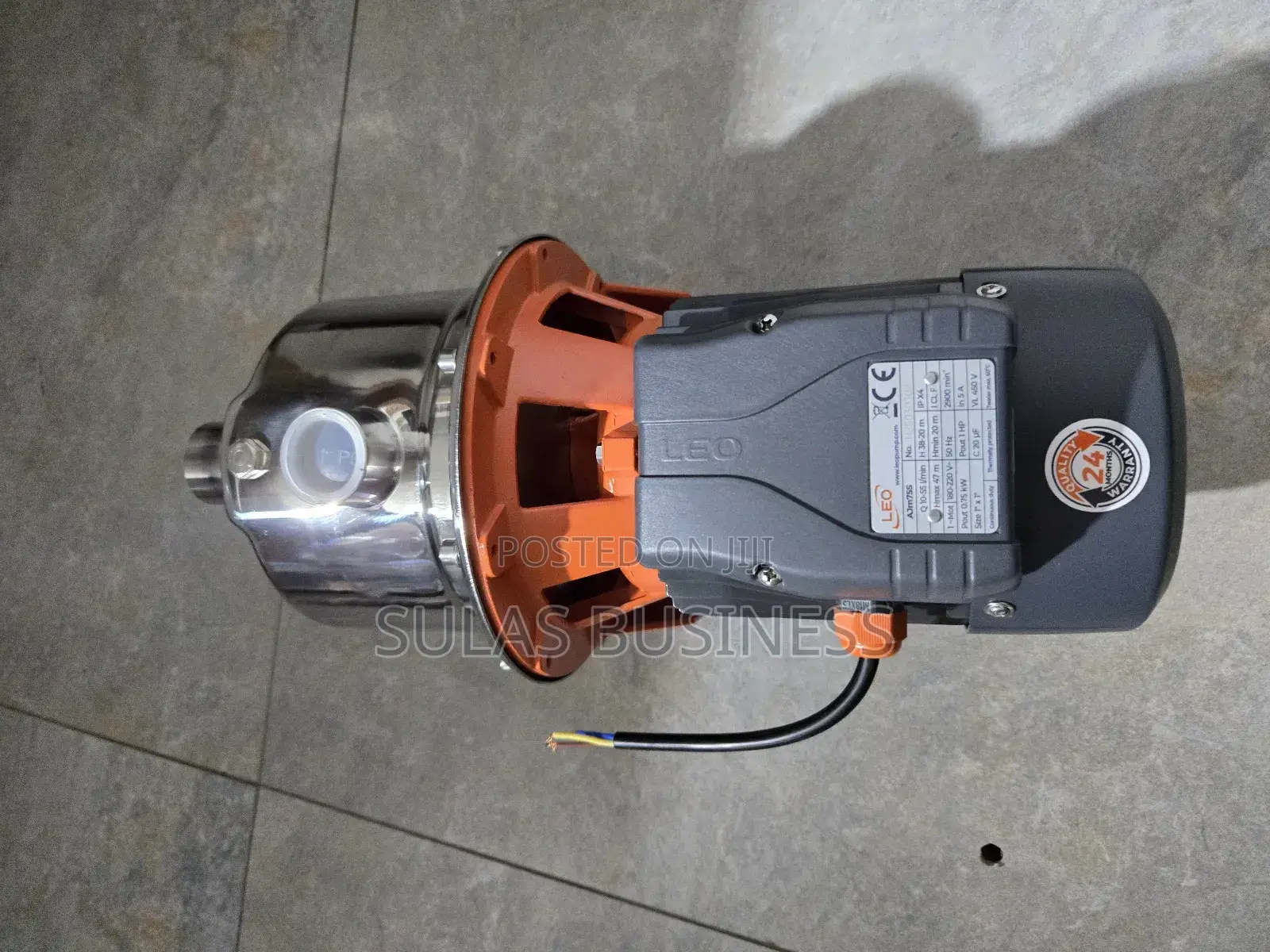 1hp Leo Stainless Pump