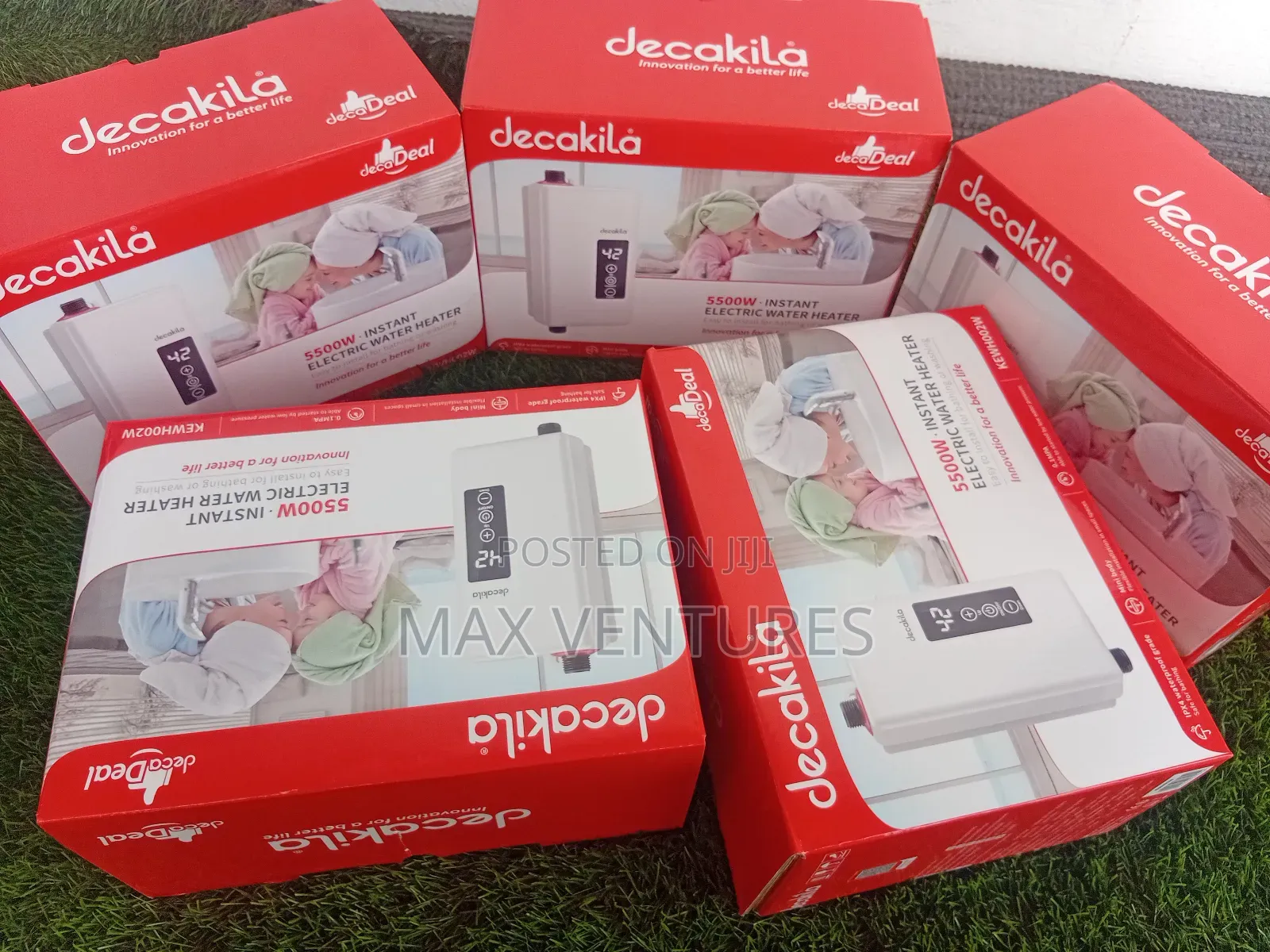 Goofy Decakila 5500w Electric Instant Water Heater Set