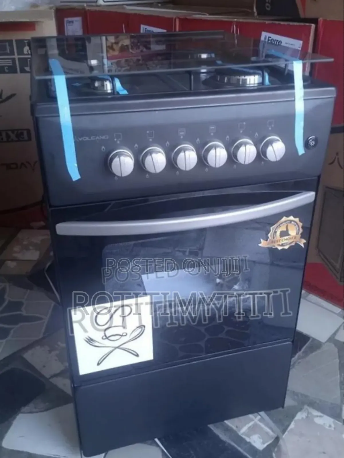 Volcano 50x50cm Gas 
Oven and Grill 
Oven Light
