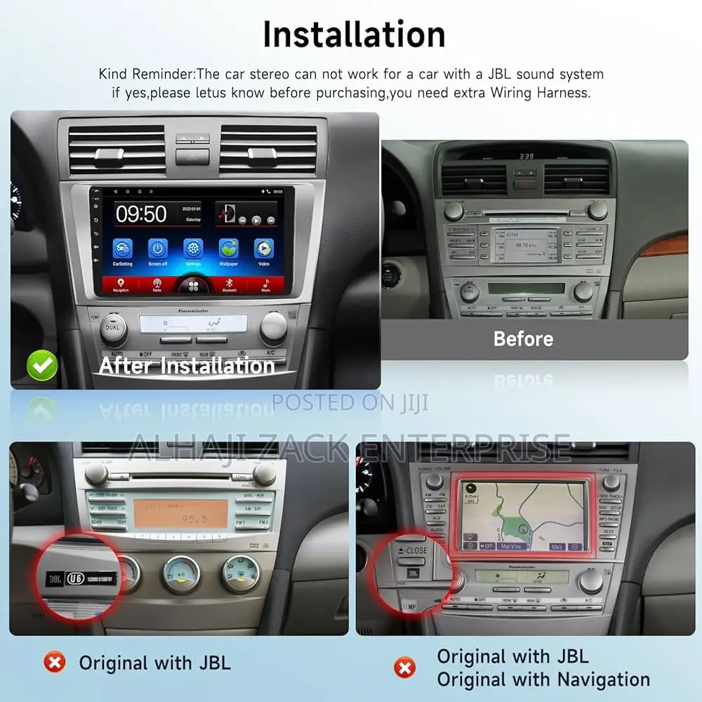 Camry 2010 Android / Car Play Screen