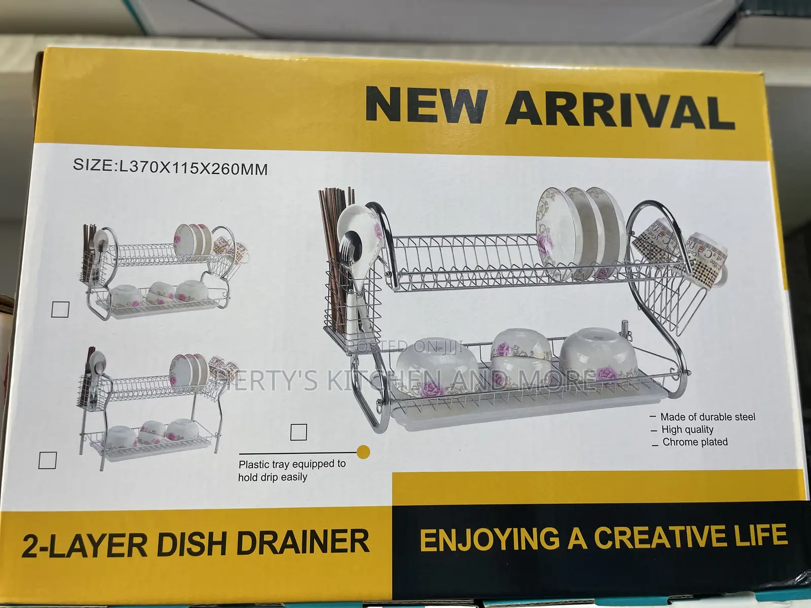 New Arrival 2-Layer Dish Drainer