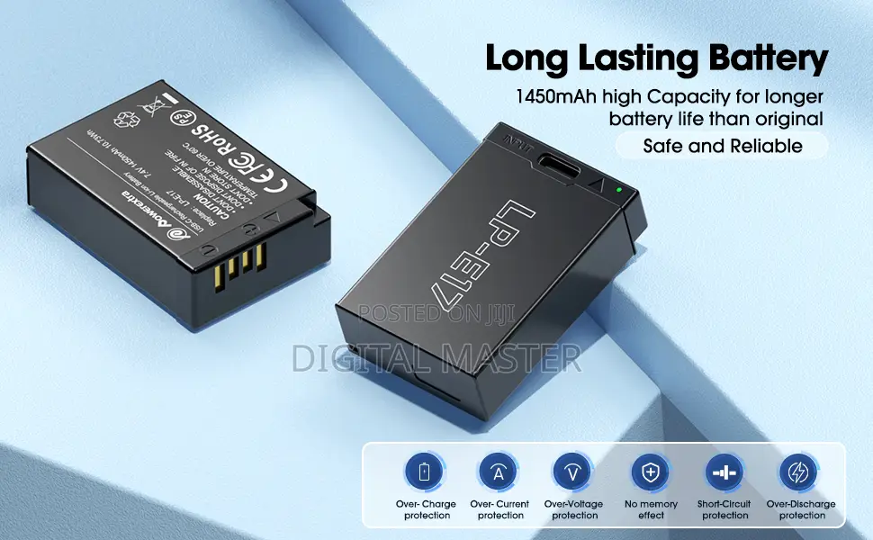 Lp-E17 Battery With Usb-C Charger