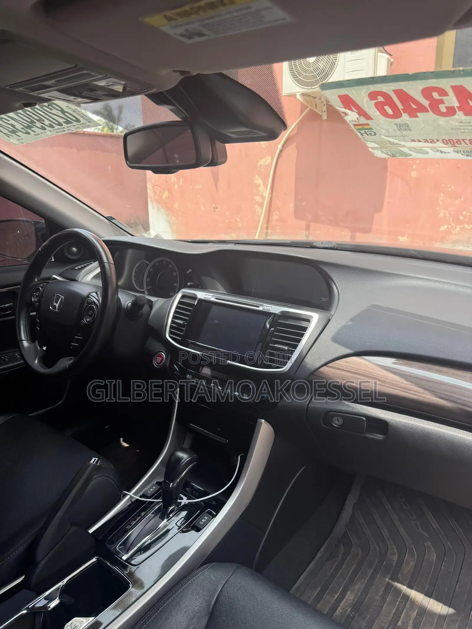 Honda Accord Touring V6 4dr Sedan FWD (3.5L 6cyl 6A) 2017 Black