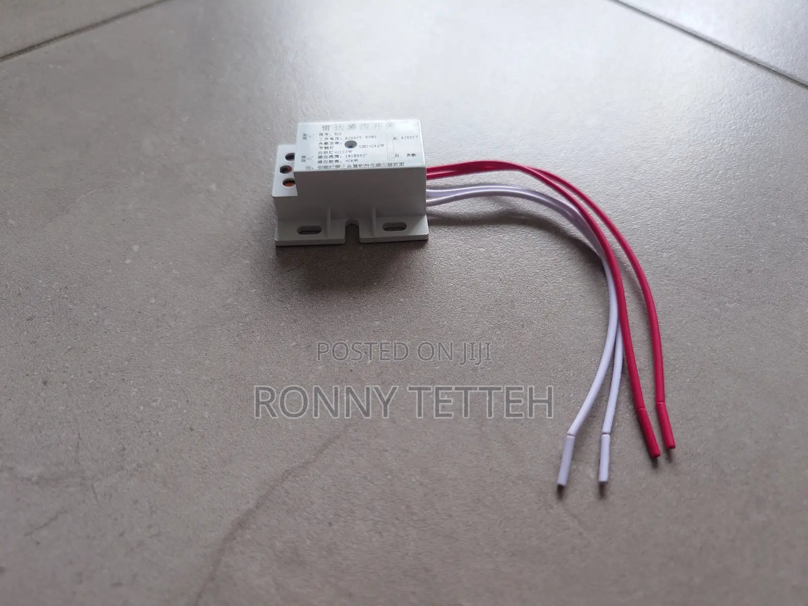 220v Microwave Motion Sensor Switch With Photocell Onboard !