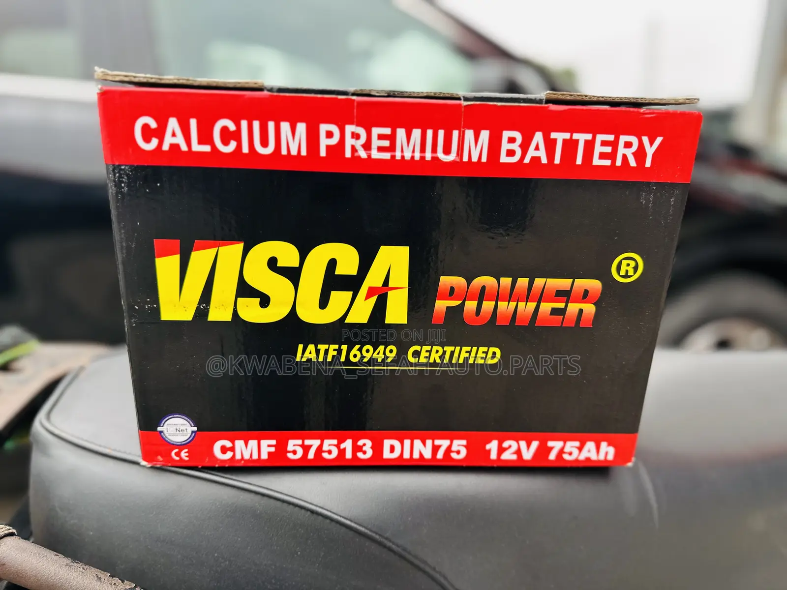 Original Brand New Car Visca Battery (15 Plate) Available