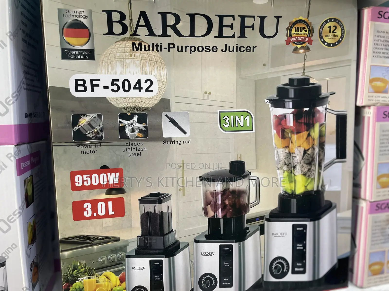 Bardefu Multi-Purpose Juicer Blender 3in1