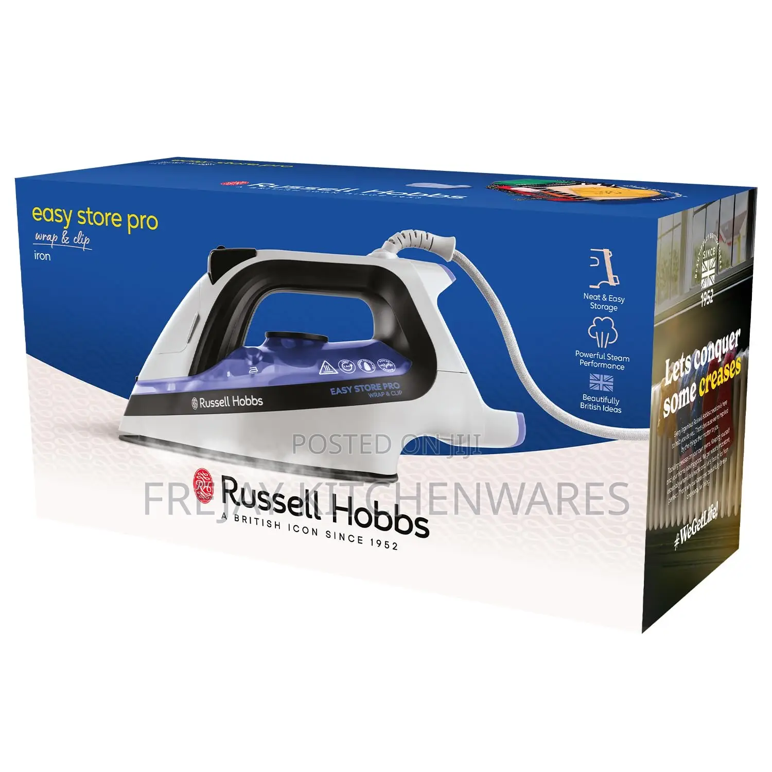 Russell Hobbs Easy Store Wrap and Clip Steam Iron