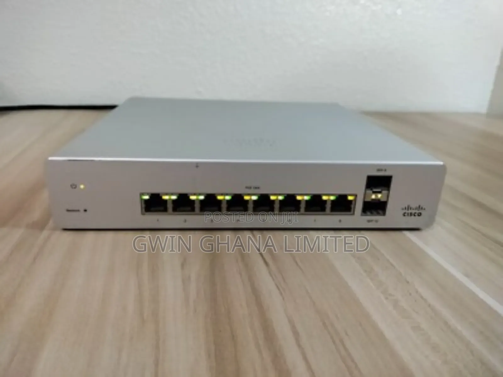 Cisco Meraki 8port Gigabit Poe Cloud Manged Switch 2sfp