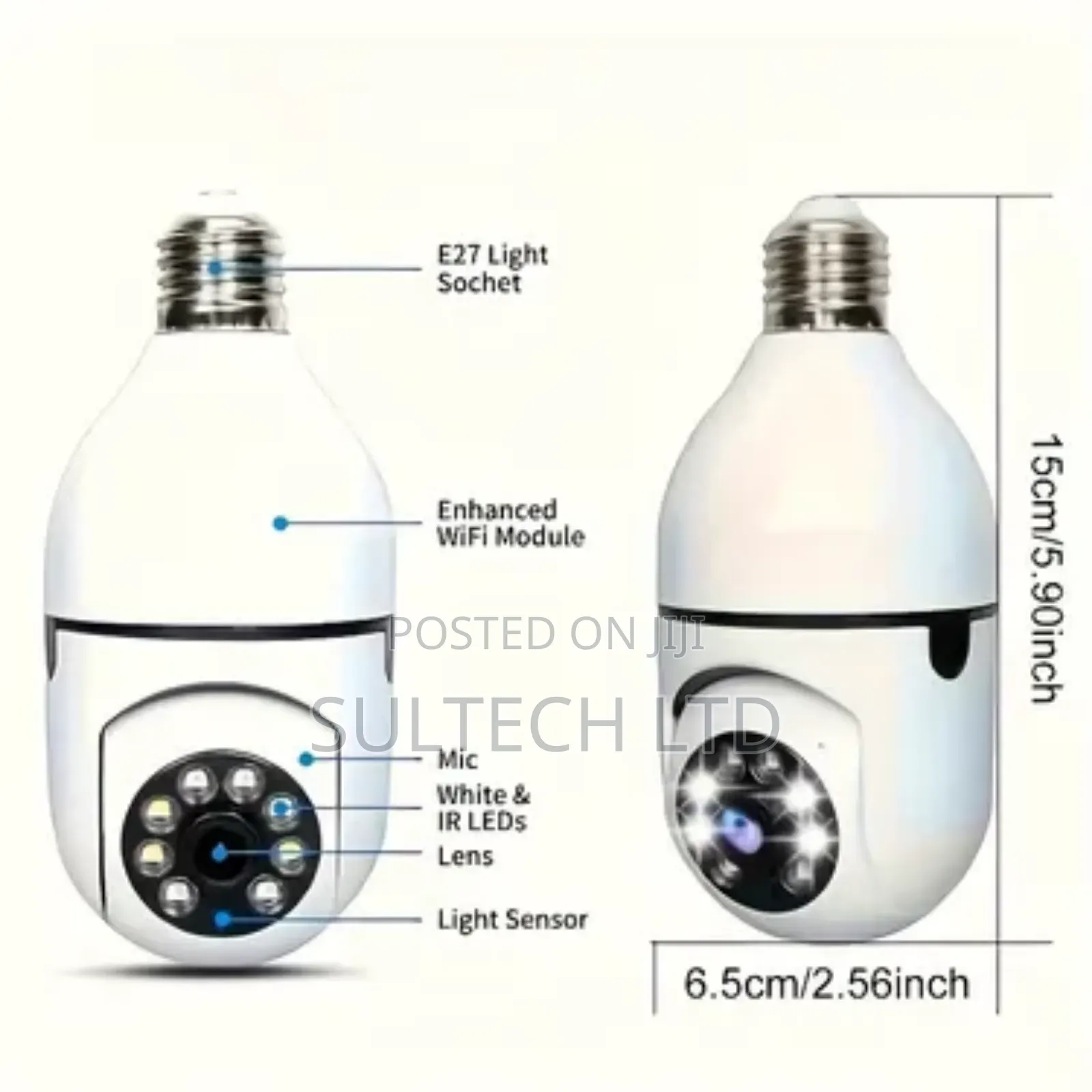 V380pro Wifi Smart Net Bulb Camera