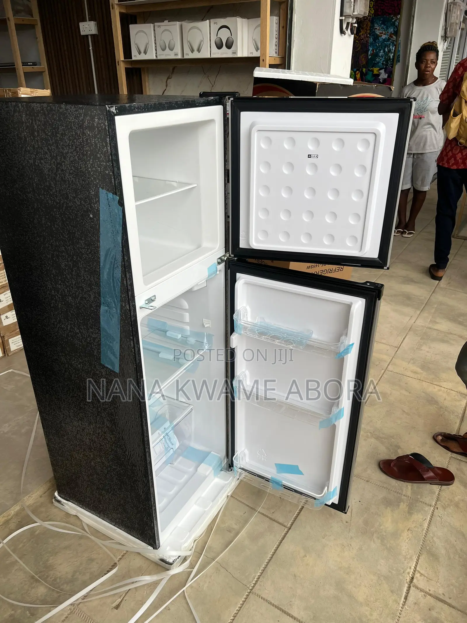 Brand New Double-Door Refrigerator 145liters