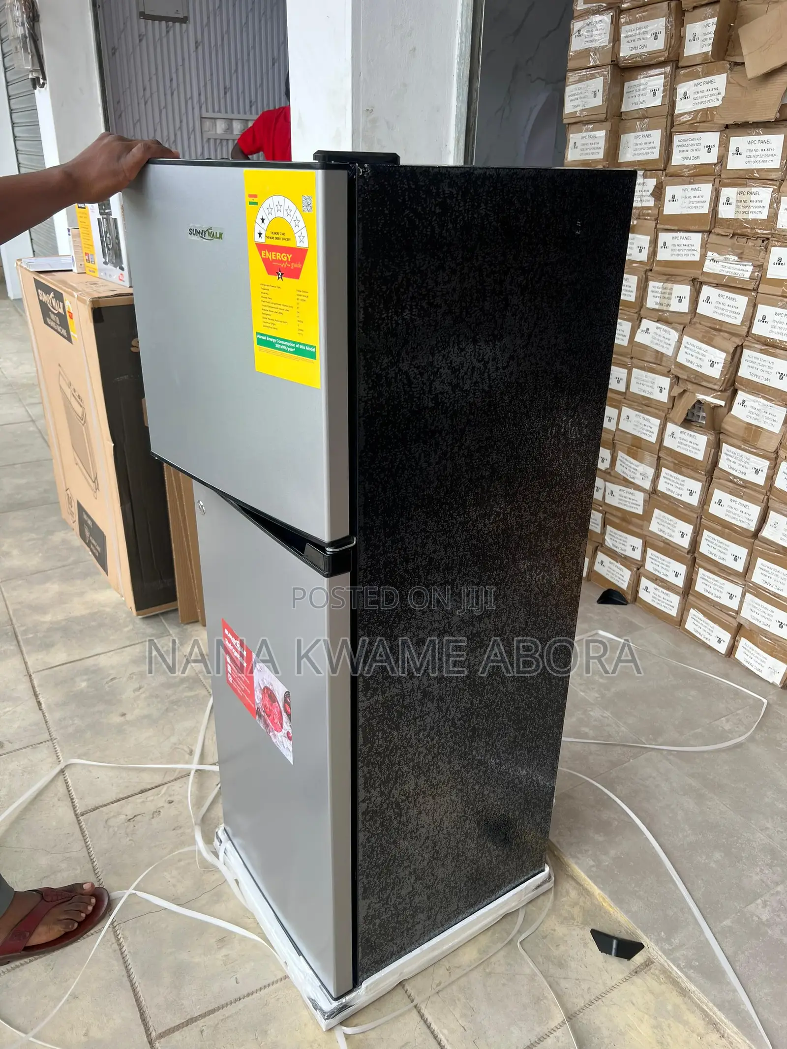Brand New Double-Door Refrigerator 145liters