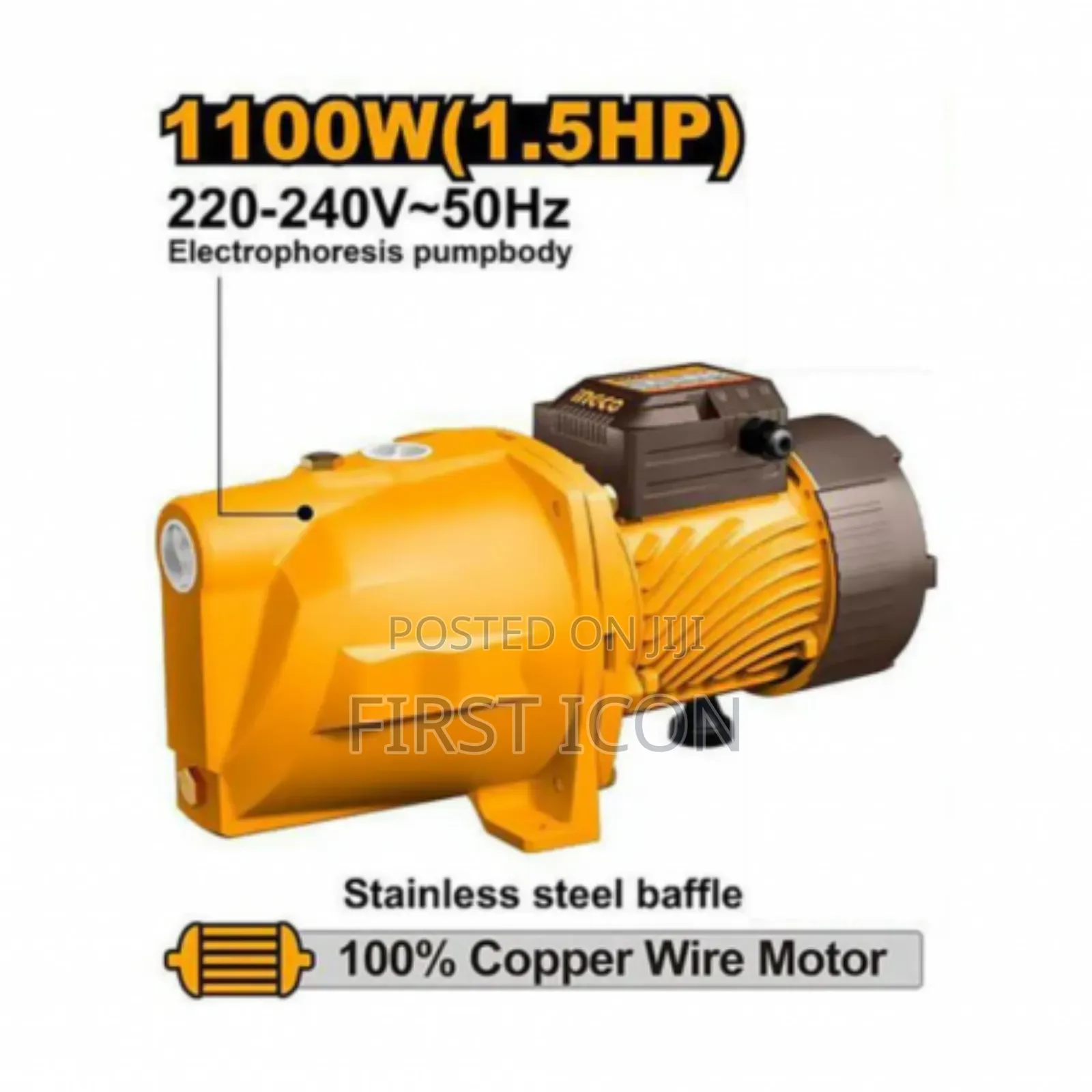 1.5hp Water Pump - Ingco - Jp110068
